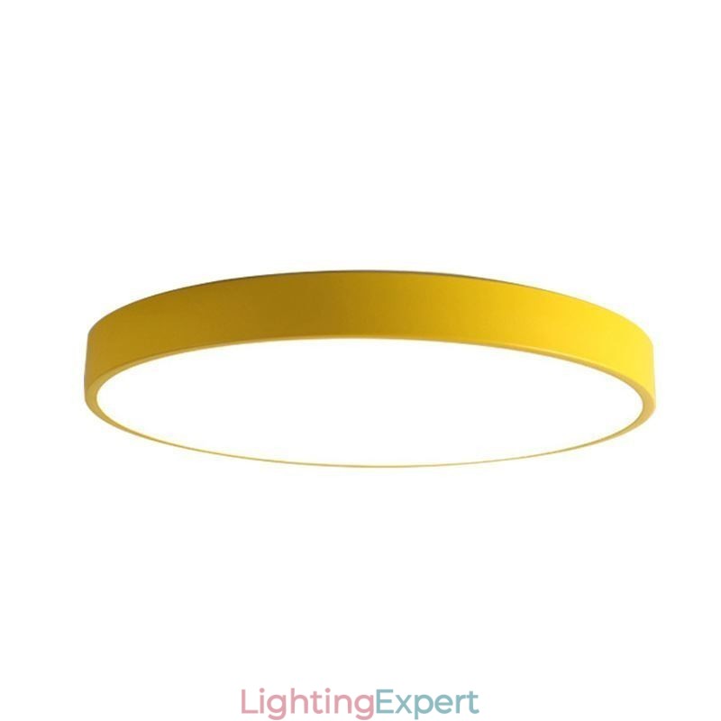 Modern Flush Mount Round Ceiling Light Ultra Thin Home Lighting Light