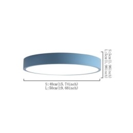 Contemporary Flush Mount Ultra Thin Ceiling Light Round Lamp Light
