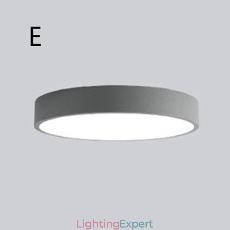 Contemporary Flush Mount Ultra Thin Ceiling Light Round Lamp Light