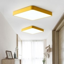 Simlpe Flush Mount Thin Square Light Energy Saving Ceiling Light