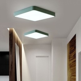 Simlpe Flush Mount Thin Square Light Energy Saving Ceiling Light