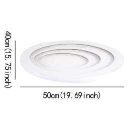 Modern Flush Mount Water Drop Terrace Ceiling Light Side Illuminating Light