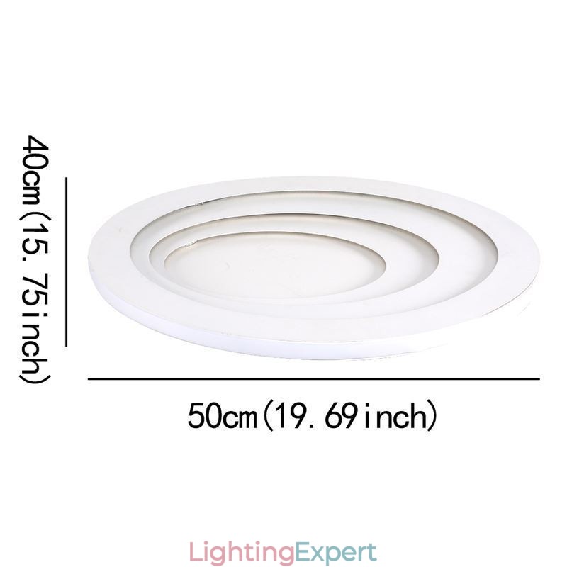 Modern Flush Mount Water Drop Terrace Ceiling Light Side Illuminating Light