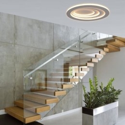 Modern Flush Mount Water Drop Terrace Ceiling Light Side Illuminating Light