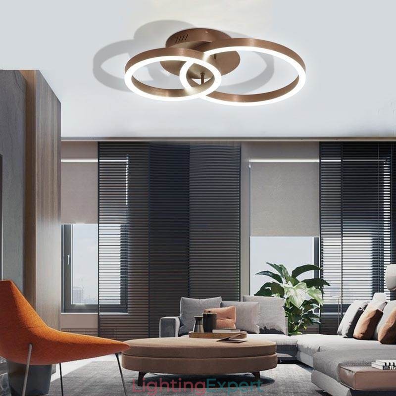 Modern Simple Flush Mount Creative Ceiling Light Warmth Lighting Light