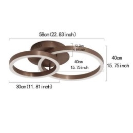 Modern Simple Flush Mount Creative Ceiling Light Warmth Lighting Light