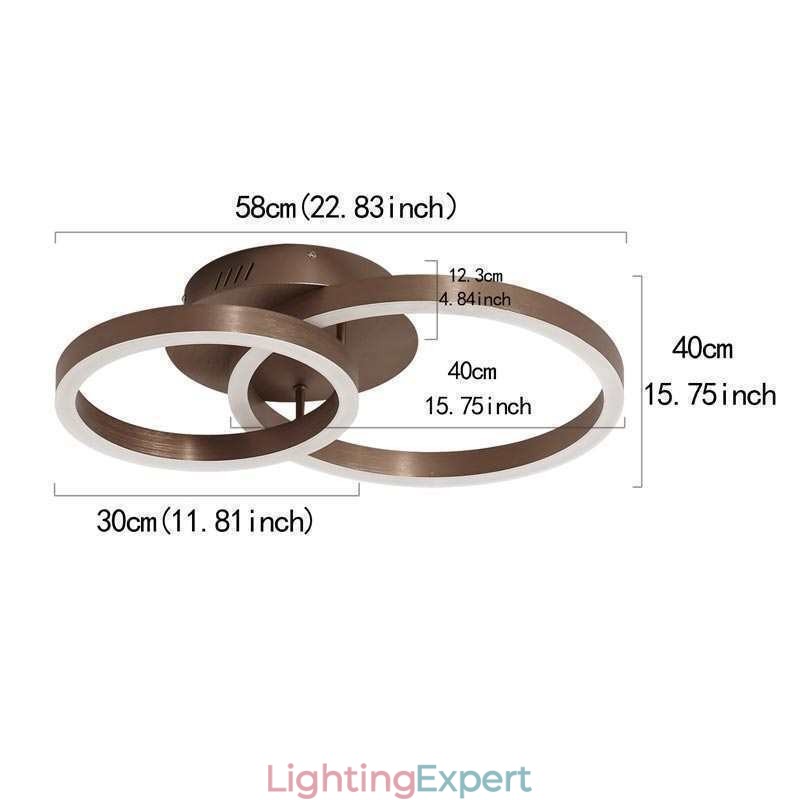 Modern Simple Flush Mount Creative Ceiling Light Warmth Lighting Light