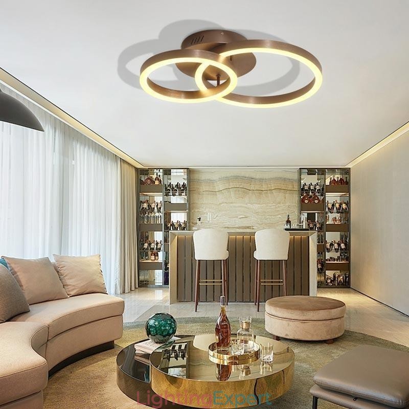 Modern Simple Flush Mount Creative Ceiling Light Warmth Lighting Light