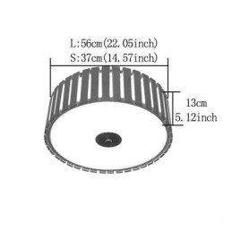 Large Bamboo Flush Mount Chinese Creative Ceiling Light Kid's Lighting