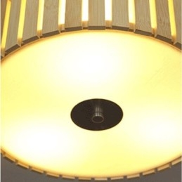 Large Bamboo Flush Mount Chinese Creative Ceiling Light Kid's Lighting