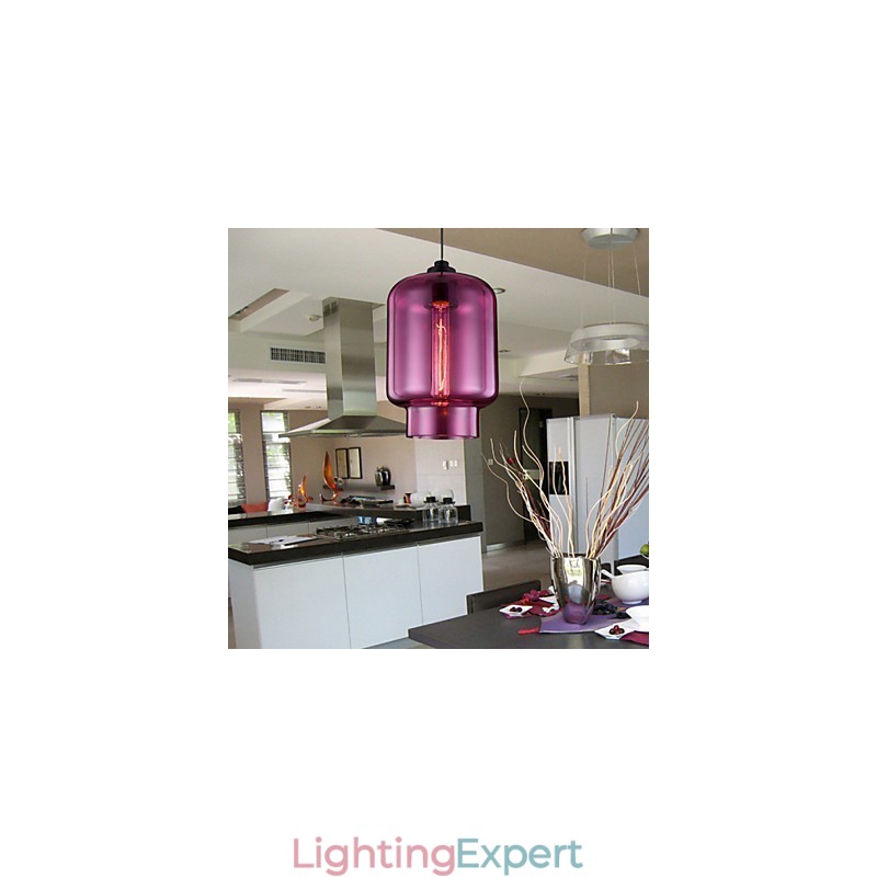 Chandelier Mini Style Modern Contemporary Glass