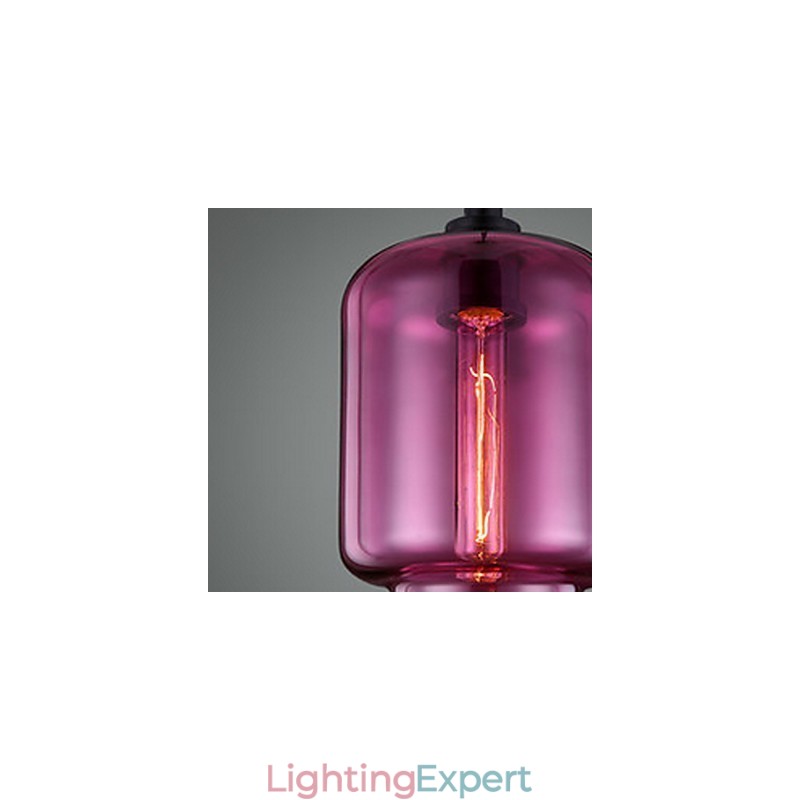 Chandelier Mini Style Modern Contemporary Glass