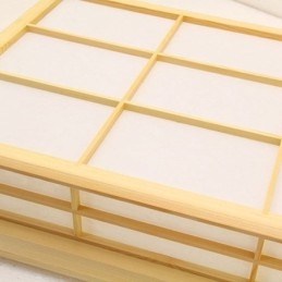 Japanese Cuboid Ceiling Light Solid Wood Ceiling Lighting