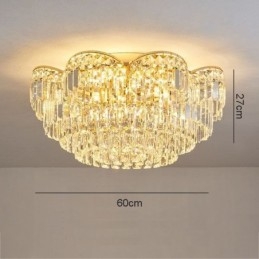 Crystal Flush Mount Luxury Round Crystal Decoration Ceiling Light