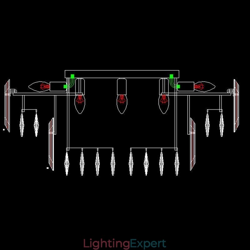 Crystal Flush Mount Simple Modern Round Ceiling Light Dining Light