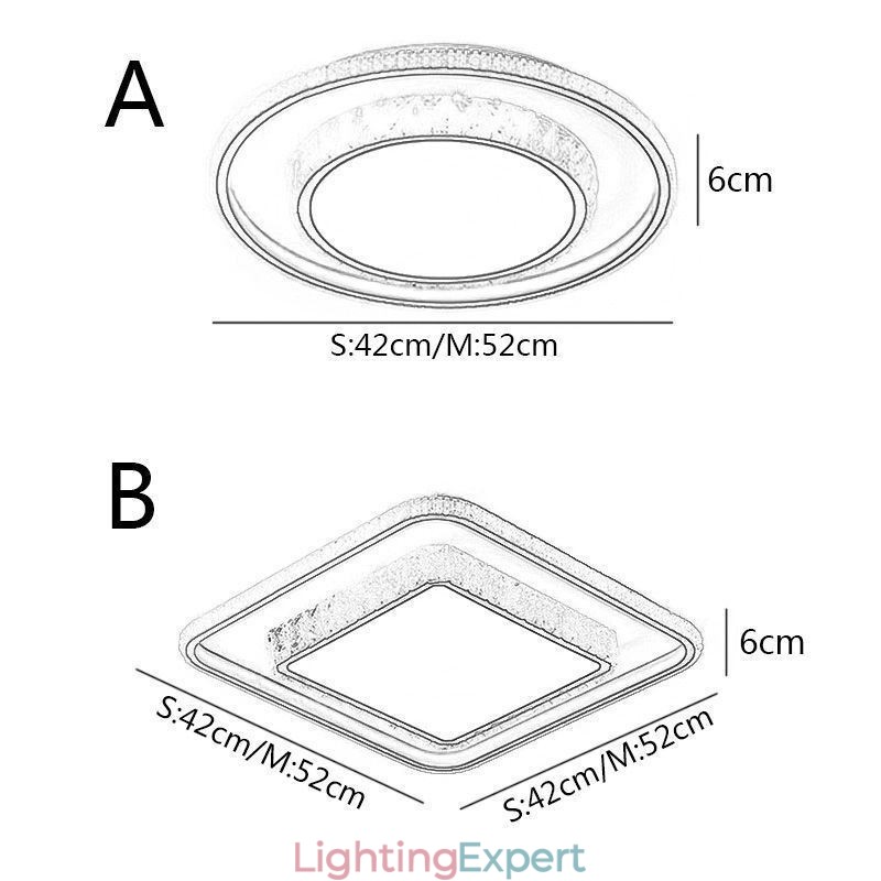 Crystal Ceiling Lamp Creative Ceiling Light