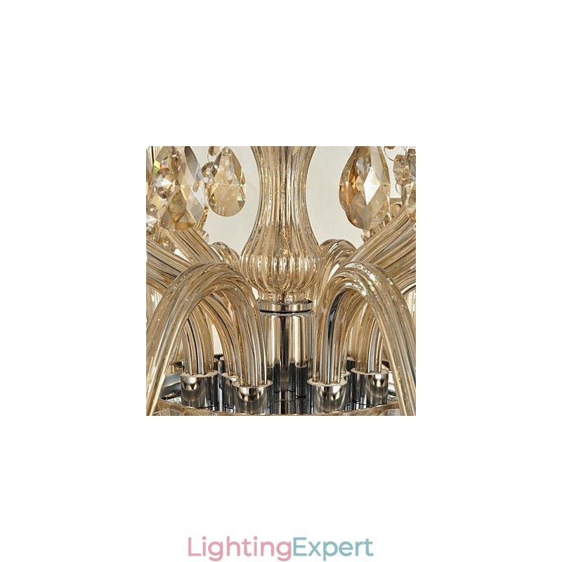 Modern Contemporary Crystal Glass Chandelier
