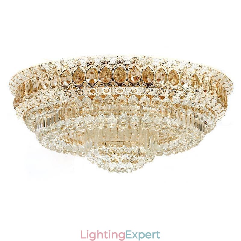 Flush Mount Crystal Modern Simple Ceiling Light Creative Round lighting