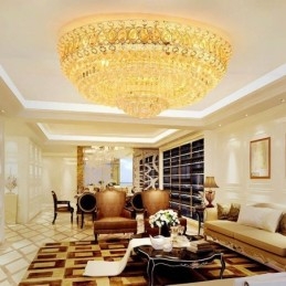 Flush Mount Crystal Modern Simple Ceiling Light Creative Round lighting