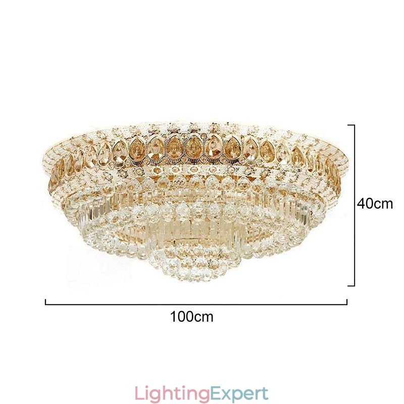 Flush Mount Crystal Modern Simple Ceiling Light Creative Round lighting