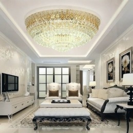 Flush Mount Crystal Modern Simple Ceiling Light Creative Round lighting