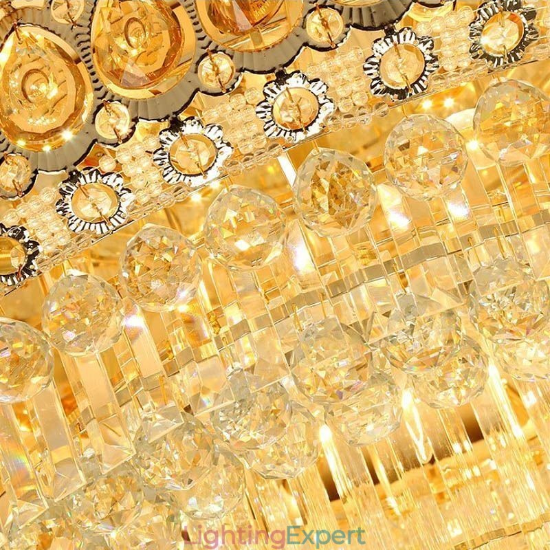 Flush Mount Crystal Modern Simple Ceiling Light Creative Round lighting