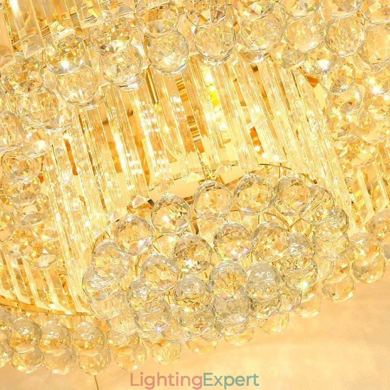 Flush Mount Crystal Modern Simple Ceiling Light Creative Round lighting