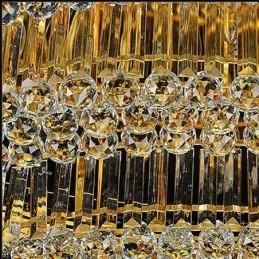 Flush Mount Crystal Ceiling Light European Oval Light