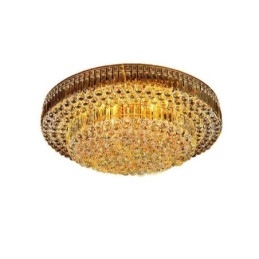 Flush Mount Crystal Ceiling Light European Round Lighting
