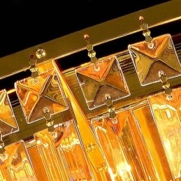 Flush Mount Crystal Ceiling Light European Round Lighting