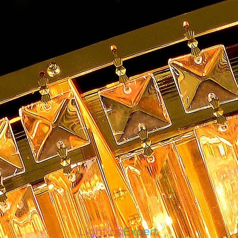 Flush Mount Crystal Ceiling Light European Round Lighting