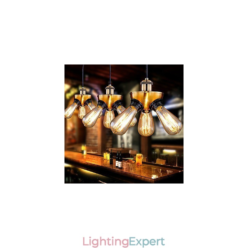 Chandelier Mini Style Modern Contemporary Metal