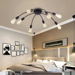 Ceiling Spider Lamp Antique Classic Flush Mount Dining Lamp 8 10 Arms