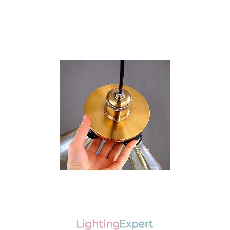 Chandelier Mini Style Modern Contemporary Metal