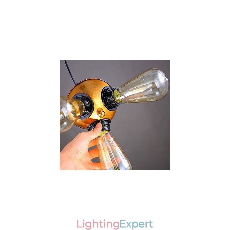 Chandelier Mini Style Modern Contemporary Metal