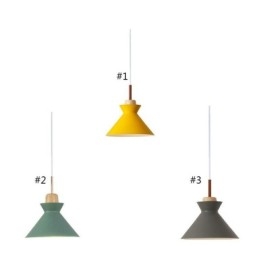 Nordic Macaron Island 3 Light Pendant Lighting Simple Iron Arti Three Lights
