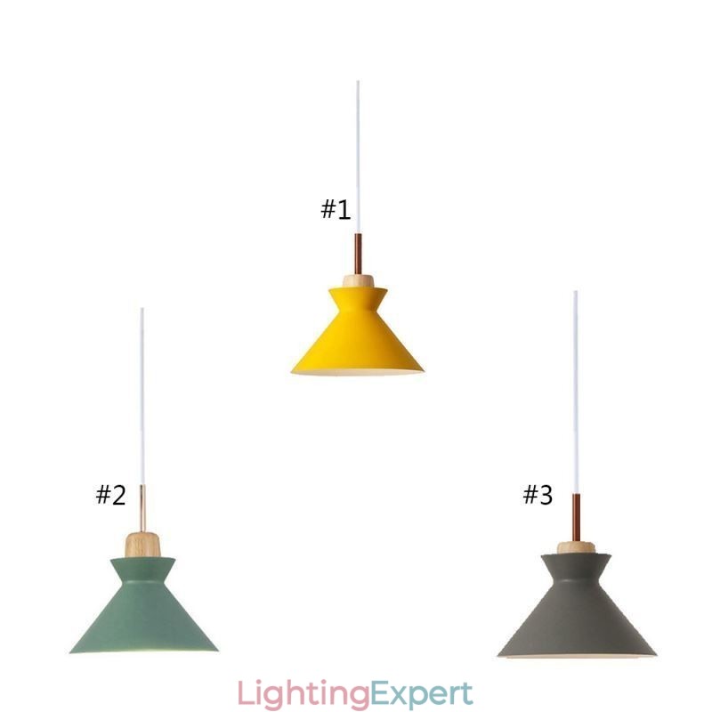 Nordic Macaron Island 3 Light Pendant Lighting Simple Iron Arti Three Lights