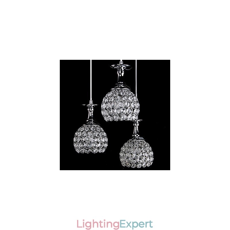 Crystal Chandelier Modern Contemporary Metal