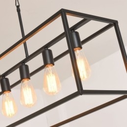 Farmhouse Pendant Lighting Fixture Island Hanging Lights 6 Lights