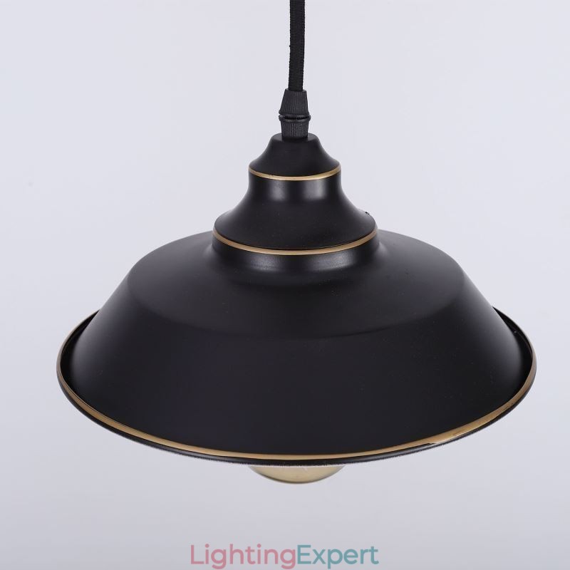 Industrial Farmhouse Pulley Pendant Light Retractable Design Adjustable Height