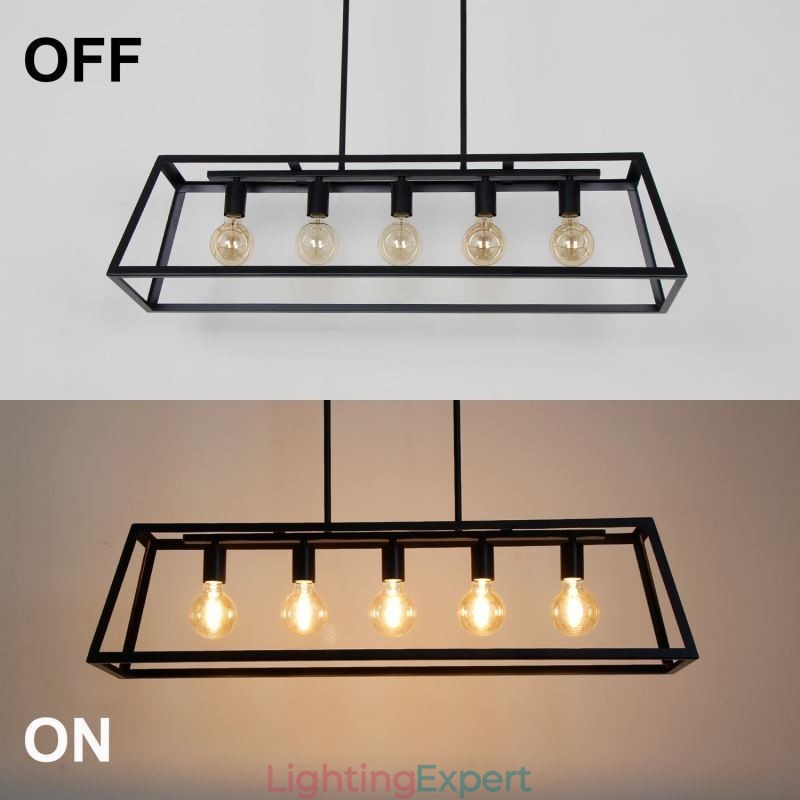 Industrial Metal Pendant Light Trapezoidal Hanging Ceiling Light