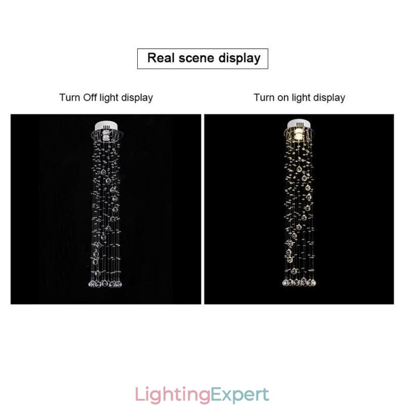 Luxury Large Chandelier Modern Crystal Flush Mount Ceiling Light Fixtures