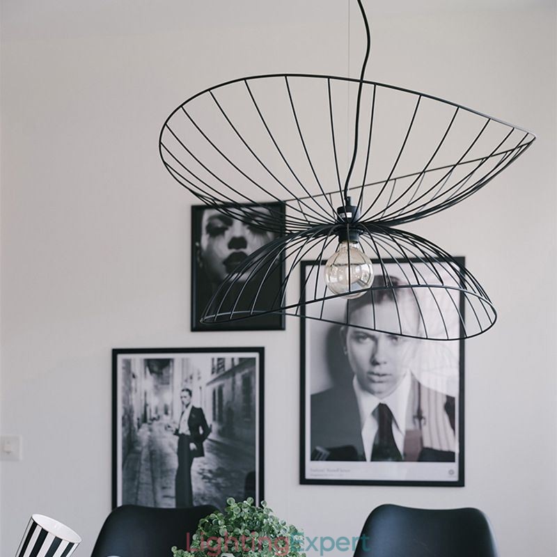 Modern Hat Chandelier Minimalist Decor Pendant Light 1 Light