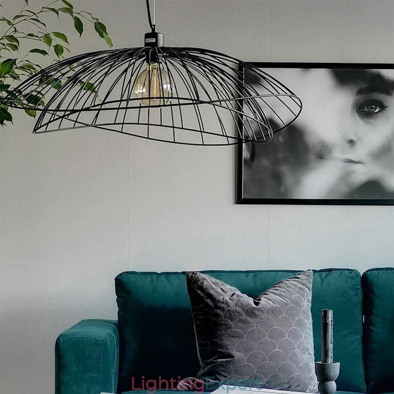 Modern Hat Chandelier Minimalist Decor Pendant Light 1 Light