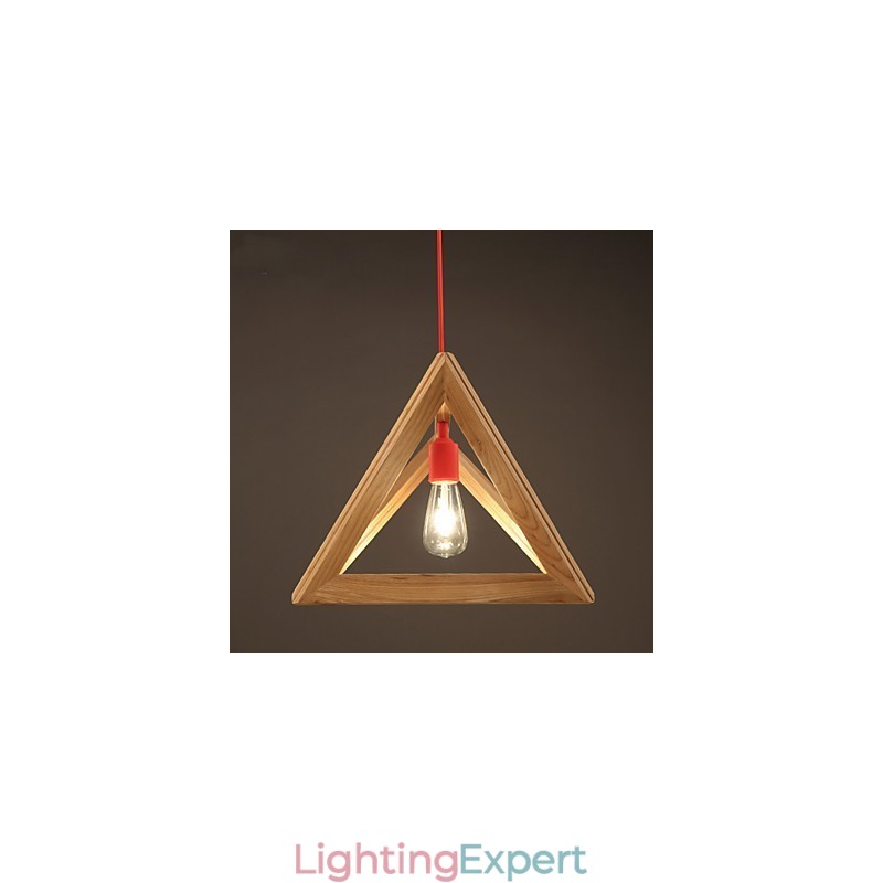 Nordic Wood Chandelier Cafe Clothing Creative Retro Decorative Oak Chandelier