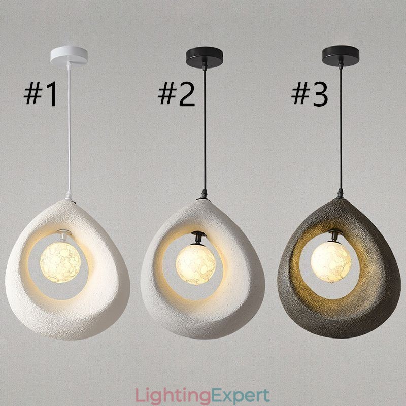 Resin Pendant Light Modern Simple Ceiling Lamp
