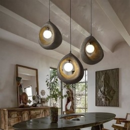 Resin Pendant Light Modern Simple Ceiling Lamp