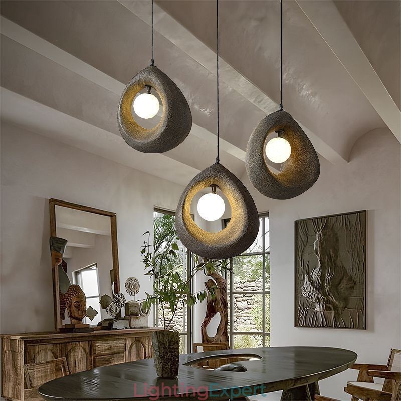 Resin Pendant Light Modern Simple Ceiling Lamp