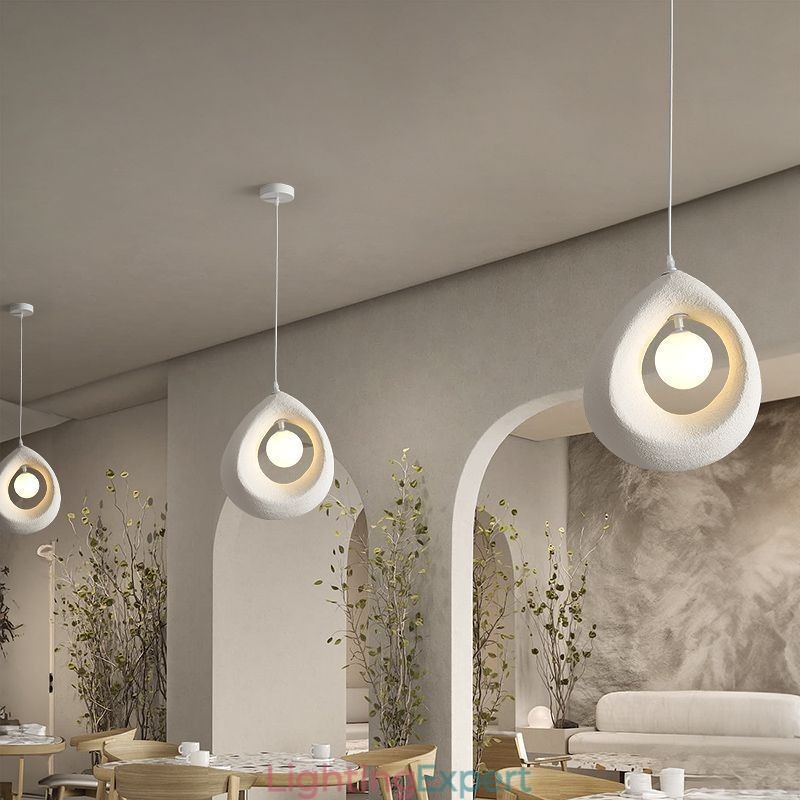 Resin Pendant Light Modern Simple Ceiling Lamp
