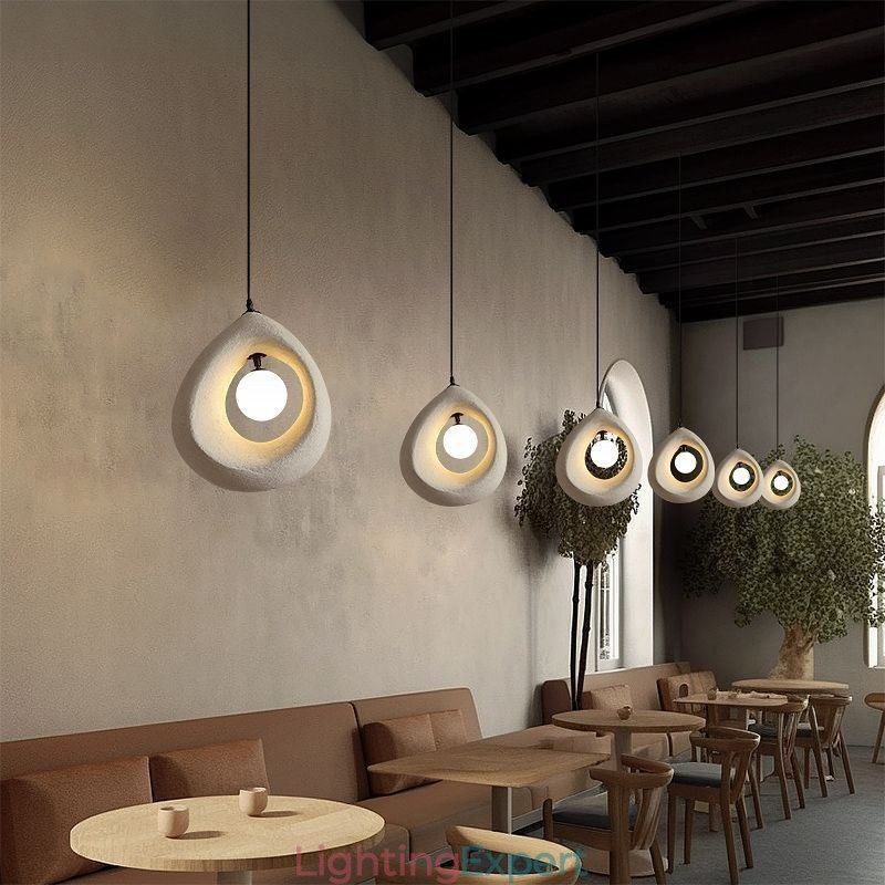 Resin Pendant Light Modern Simple Ceiling Lamp